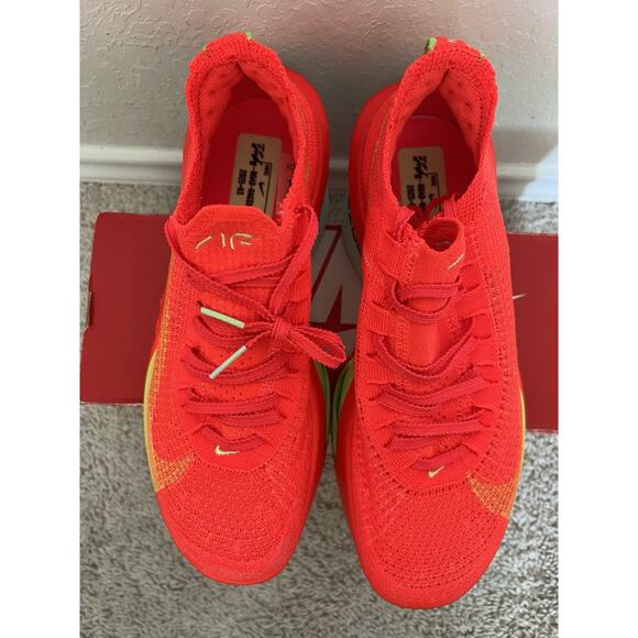 Nike Air Zoom Alphafly Next% 3 Bright Crimson FD8311-600 Men's Size 7 / Wmns 8.5 - Picture 4 of 9